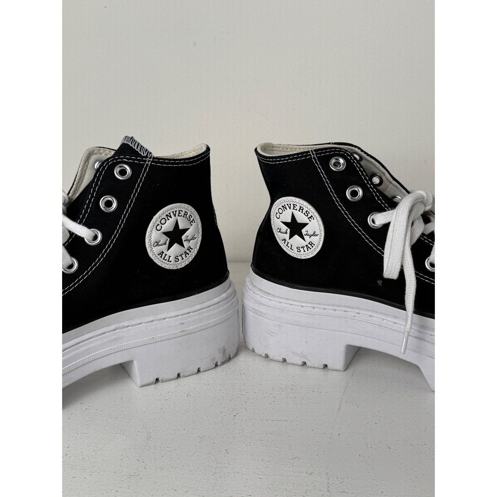 Converse High Top Platform Sneakers Chunky Lug Sole Fashion Shoe heels